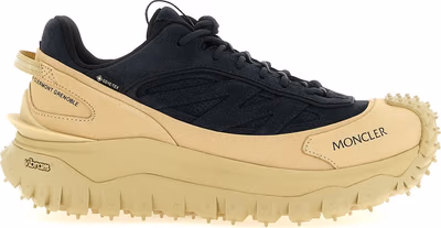 Blue Leather Athletic Sneakers