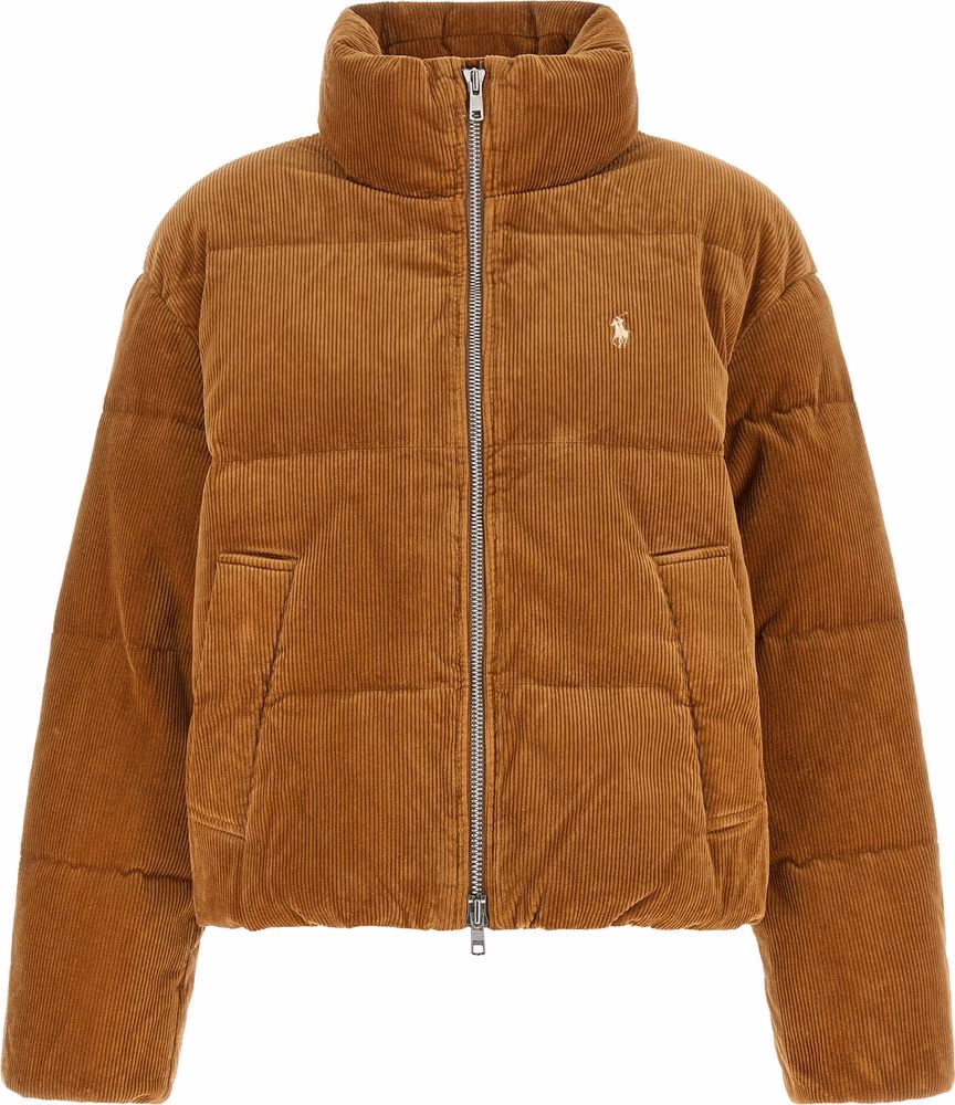 Polo Ralph Lauren Brown Cotton Full-Length Jacket