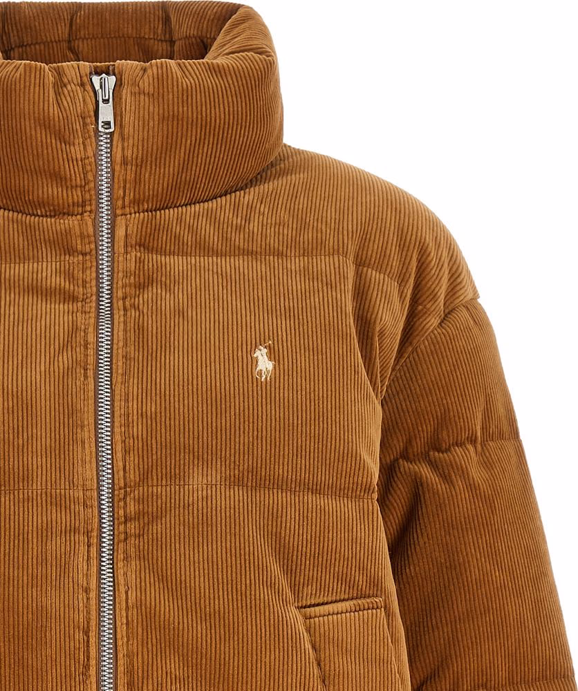 Polo Ralph Lauren Brown Cotton Full-Length Jacket