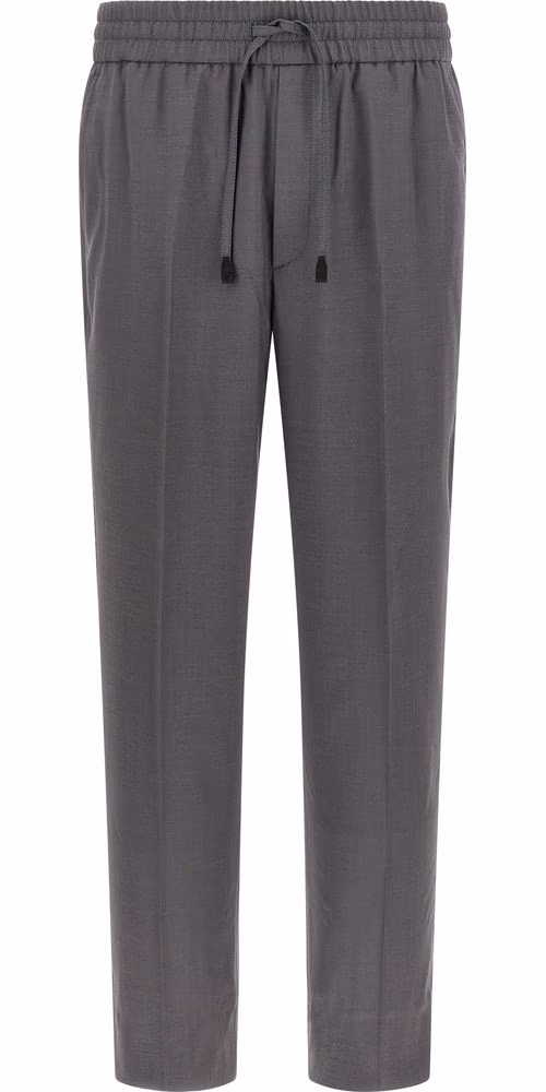 Brioni Gray Wool Casual Pants