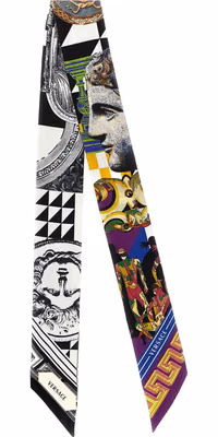 Multicolor Silk Foulard