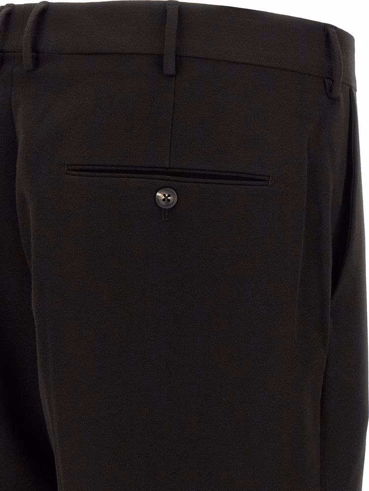 CELLAR DOOR Black Polyester Dress Pants