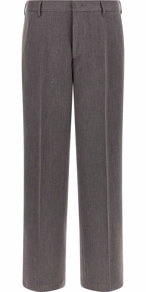 CELLAR DOOR Brown Polyester Casual Pants