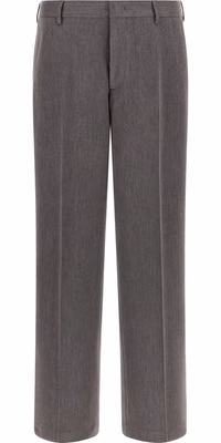 Brown Polyester Casual Pants