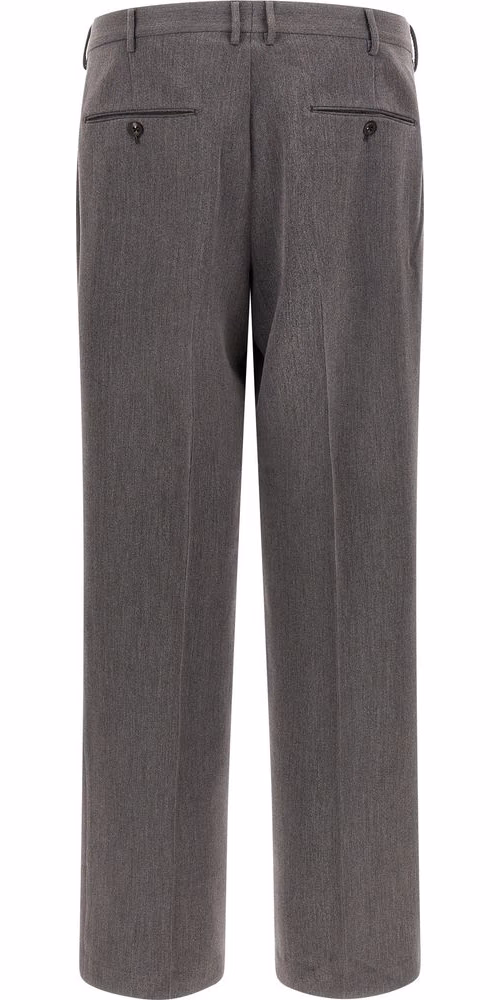CELLAR DOOR Brown Polyester Casual Pants