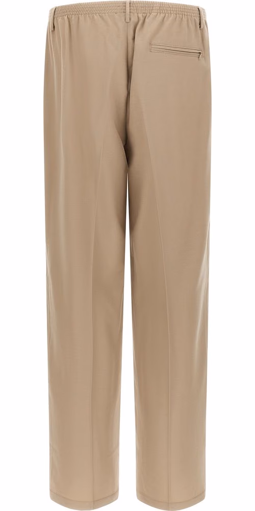 CELLAR DOOR Beige Virgin Wool Casual Pants