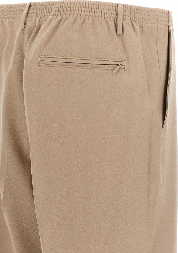CELLAR DOOR Beige Virgin Wool Casual Pants