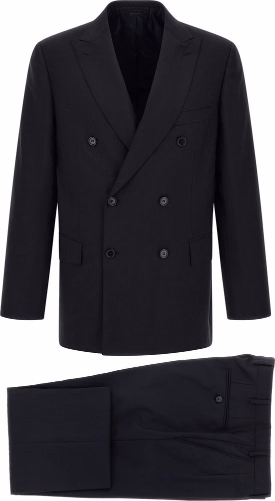 Brioni Blue Wool Two-Piece Suit