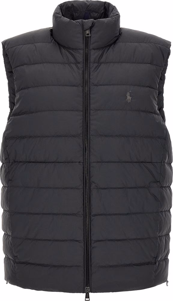 Polo Ralph Lauren Black Polyester Sleeveless Jacket