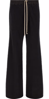 Black Cotton Flared Pants