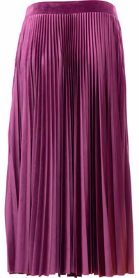 Women Purple Silk Skirt