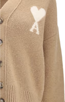 Beige Alpaca Vicugna Pacos Cardigan 3