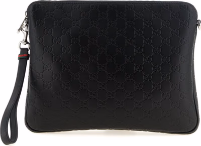 Black Calfskin Crossbody Bag