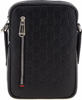 Black Calfskin Crossbody Bag 1