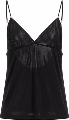 Black Viscose Tank Tops