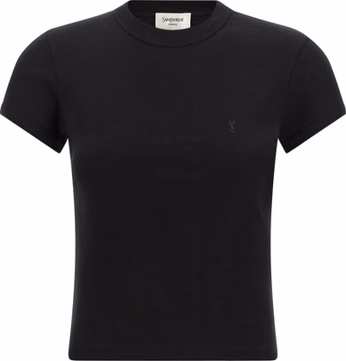 Black Cotton T-Shirt