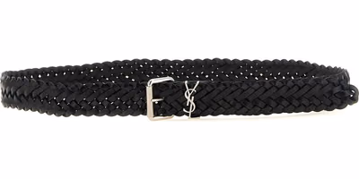 Black Calfskin Regular Belt