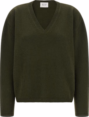 Bicolor Cashmere Cardigan