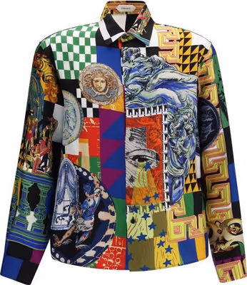 Multicolor Silk Pattern Shirt