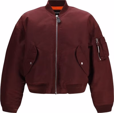 Bordeaux Nylon Bomber