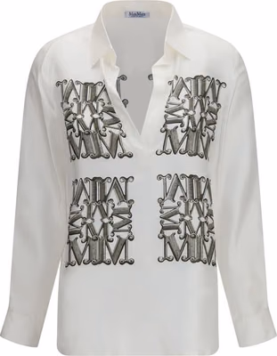 White Silk Dress Shirt