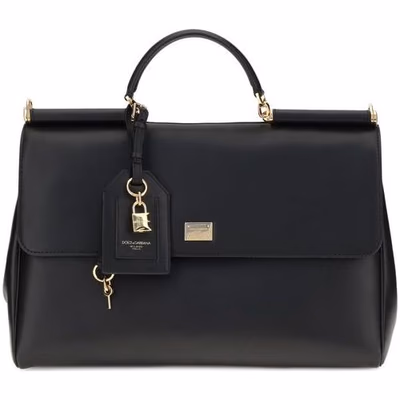 Black Calf Leather Bos Taurus Shoulder Bag