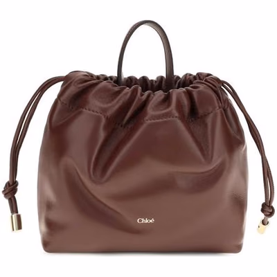 Bordeaux Calf Leather Bos Taurus Shoulder Bag