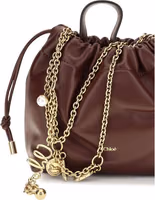 Bordeaux Calf Leather Bos Taurus Shoulder Bag 4