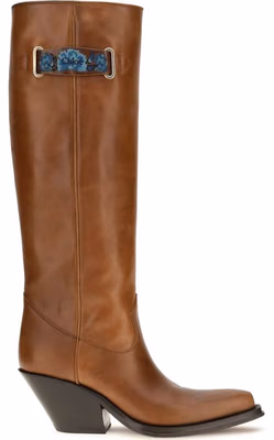 Brown Calf Leather Bos Taurus Over The Knee