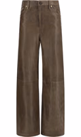 Brown Leather Pants 1