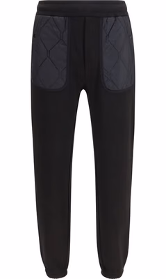 Black Cotton Athletic Pants