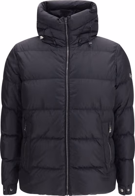 Black Goose Down Shell Jacket