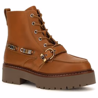 Brown Calf Leather Bos Taurus Lace-Up Boots 2
