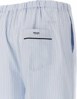 Blue Cotton Casual Pants 4