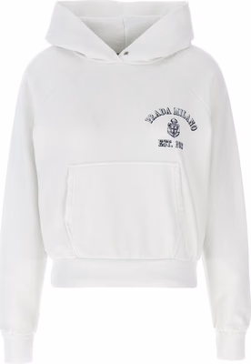 White Cotton Sweatshirt