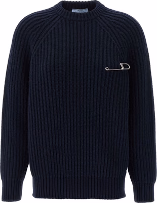 Blue Virgin Wool Cardigan