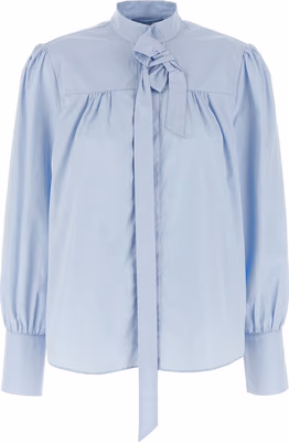 Blue Cotton Blouse