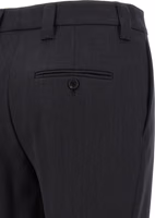 Gray Virgin Wool Dress Pants 4