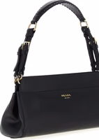 Black Calfskin Shoulder Bag 3