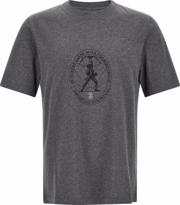 Gray Cotton T-Shirt