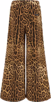 Brown Cotton Casual Pants 2
