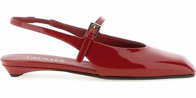 Multicolor Calfskin Ballet Flats