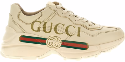 White Calfskin Chunky Sneakers
