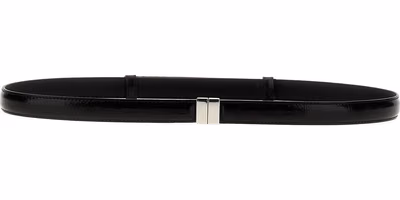 Black Calfskin Regular Belt