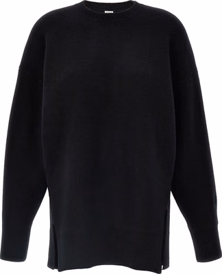 Black Polyester Cardigan