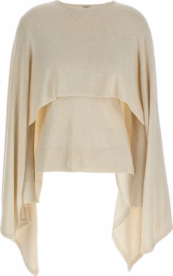 Beige Silk Cardigan