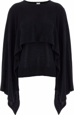 Black Silk Cardigan