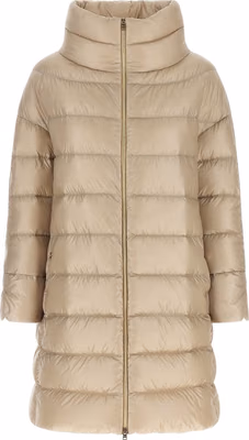 Beige Polyamide Coat