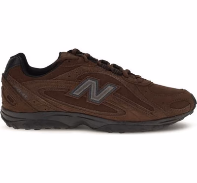Brown Fabric Athletic Sneakers