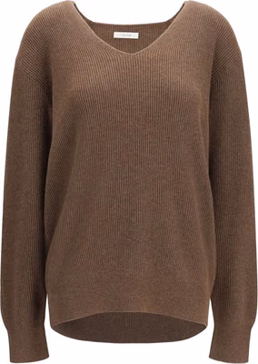 Brown Cotton Sweatshirt
